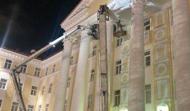 фото Автовышка 22 метра. Платформа 300 кг.