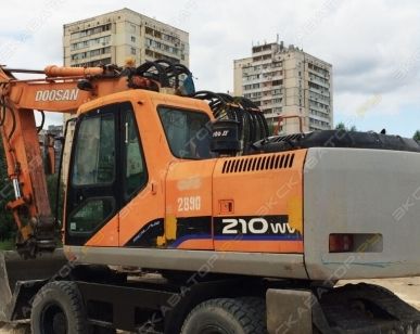 фото Аренда колесного экскаватора Hyundai R210W-9S, Санкт-Петербург