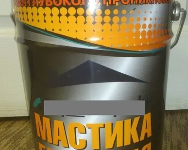фото Мастика битумная. Гидроизоляционная.