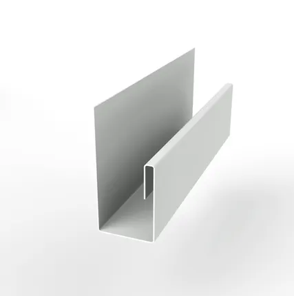 Фото №0 Планка П-образная для забора 0,45мм С-8, С-20, С-21, штакетник RAL 9003