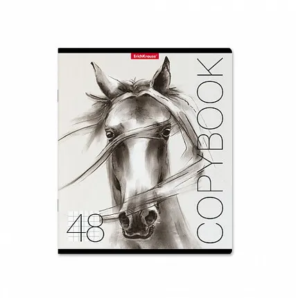 Фото №0 Тетрадь общая ученическая ErichKrause Wild Horse, 48 листов, клетка
