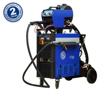 фото Инверторный сварочный полуавтомат AuroraPRO SKYWAY 500 DUAL PULSE с водяным охлаждением и выносным механизмом подачи проволоки