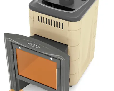 фото Печь ТМФ Компакт 2017 Inox Витра (бежевая, арт. 22908)