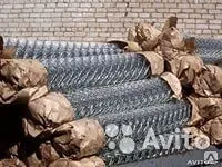 фото Сетка плетеная 55х55х1,6 оц. (сетка-рабица) (1,5Х10)