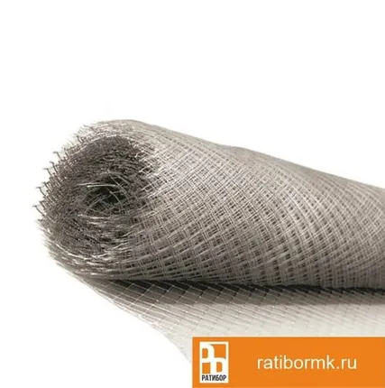 Фото №0 Сетка Рабица оцинкованная 40х40х1,6 мм в рулоне 1,5х10 м
