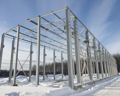 фото Металлокаркас здания 24х62х10м