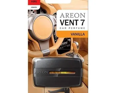 фото Ароматизатор Ареон
 на дефлектор VENT 7 "ваниль" VANILLA (AREON)