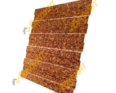фото Профнастил С-10 0,5 MATGRANIT LUX RAL 8004 терракотовый