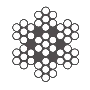 Фото №0 Канат стальной DIN 3055, 5 мм