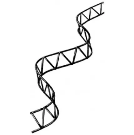 Фото №0 Каркас поддерживающий Змейка КП-150х2000-4, длина 2 метра