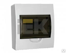 Фото №0 Бокс ЩРН-П 8 модулей навесн. IP40 200*184*95 (MKP12-N-08-40-20) ИЭК