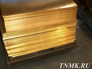 фото Лист бронзовый 3 мм БРБНТ