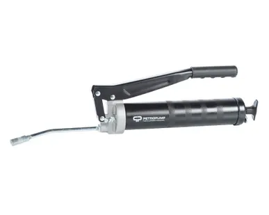 фото Двухплунжерный шприц для смазки, 413 бар, 1/8" BSPT, жесткая трубка с 4-х лепестковой насадкой