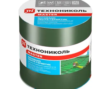 фото Лента-герметик 150мм*10,0 м NICOBAND зеленая