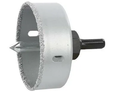 фото Коронка-чашка 67мм с карбид-вольфрамовой крошкой, в сборе, высота 25мм, ЗУБР "ЭКСПЕРТ"