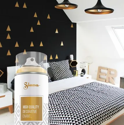 Фото №2 Эмаль для декора Siana HQ аэрозоль 0,52 л Жемчужно-голубой