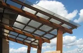 фото Стеклянные козырьки и навесы