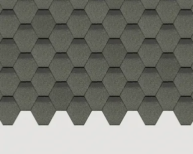 фото Черепица гибкая Docke STANDART Сота Зеленый (3 м2 / упак)