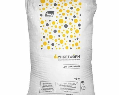 фото Смесь сухая полистиролбетонная Унбетформ, для стяжки пола, 16 кг