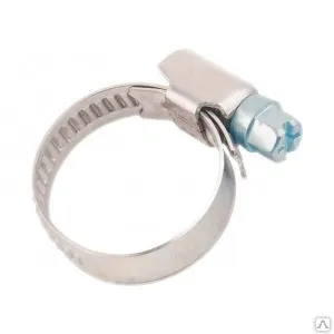 Фото №0 Металлический хомут сибртех 20-32 мм 50 шт ширина 9 мм 47559