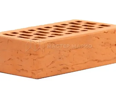 фото Кирпич лицевой керамический «Персик» «Королевский двор» пустотелый полуторный