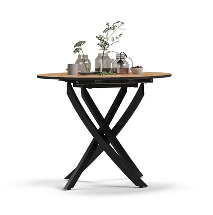 Фото №0 Стол Boss One NEW Дуб вотан, Черный