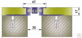 фото Деформационные швы подкладные шириной 30 мм для пола (4)