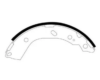 фото HSB Колодки тормозные зад (барабан) Getz (без ABS) ор 583051CA00 HSB HS0016