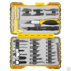 Фото №0 Набор резцов по дереву stayer profi 33 шт 1831-h33