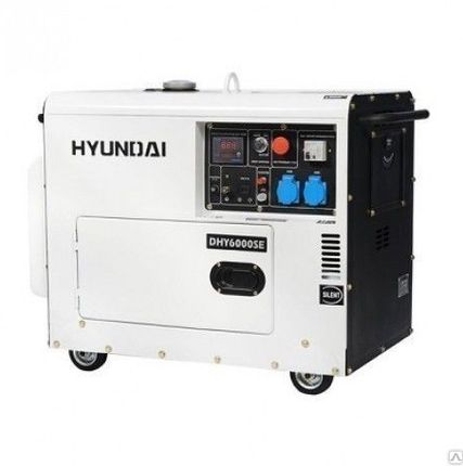 Фото №0 Дизельный генератор Hyundai DHY 6000SE