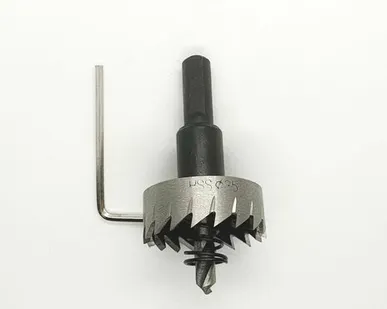 фото Коронка по металлу D 35мм из быстрорежущей стали HSS с направляющим сверлом