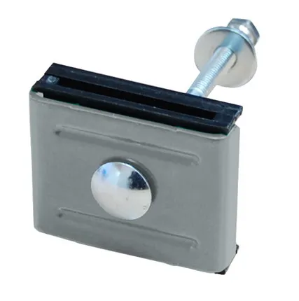 Фото №0 Крепление Скоба и болт М6х85 RAL 7040 серое окно СПЛАВ ПРОФИЛЬ