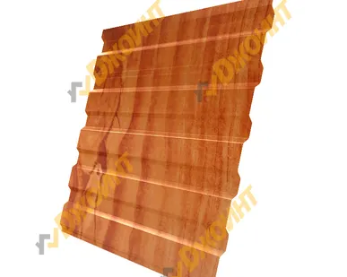 фото Профнастил С-20 0,5 Printech двухсторонний Norwegian Pine (Норвежская сосна)