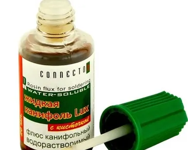 фото Канифоль жидкая LUX 20мл c кисточкой