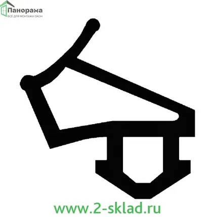 Фото №0 Уплотнитель для Пластиковых Окон и Дверей VEKA 254 на Створку (Чёрный) Россия
