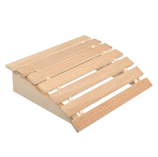 фото Банные штучки Подголовник липовый мягкий,с орнаментом "Рогожка",35х30х10 см "Банные штучки"