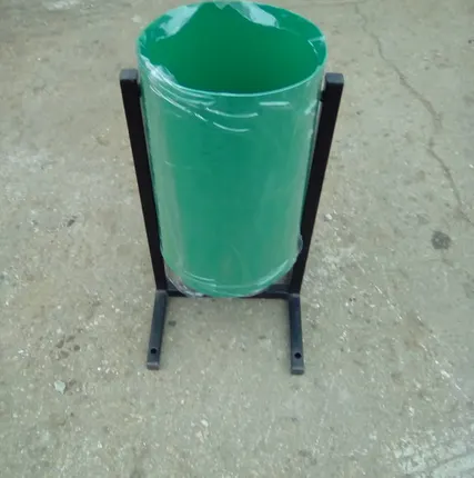 Фото №0 Урна уличная поворотная круглая У-20 Зеленая