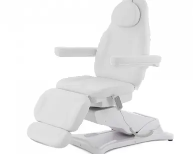 фото Косметологическое кресло с электроприводом ММКК-3 (КО-184DP-00), цвет белый MedMos