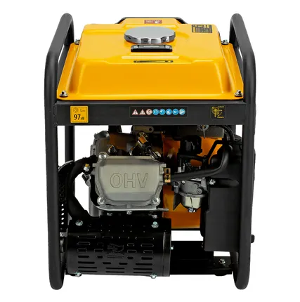 Фото №12 Генератор инверторный 94709 Denzel GK-5500iF, 5.5 кВт, 220 В, бак 7 л, ручной стартер, 32 кг