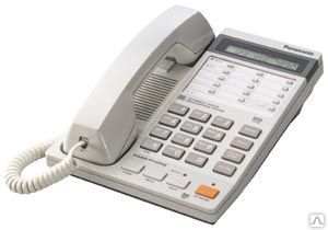 фото Телефон Panasonic KX-T 2365 RUW дисплей с часами, память 30 ном., автодозв