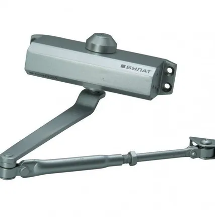 Фото №0 Доводчик дверной БУЛАТ ДД 504/5 A-S серебро ( 80 -120 кг)