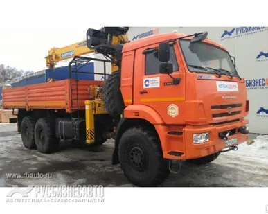 фото КМУ КАМАЗ 43118 + SOOSAN SCS736LII верх. упр.