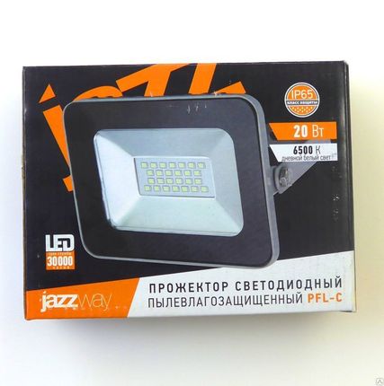 Фото №0 Светильник светодиодный ДО-20Вт IP65 Jazzway