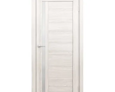 фото дверь межкомнатная со стеклом бизнес парк profile 8, ясень ривьера айс, 600*2000мм.