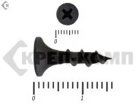 фото Саморез черный по дереву 3,5х16 Средняя фасовка (1500шт)