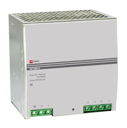 Фото №0 EKF Блок питания 24В DRP-240W-24 EKF PROxima