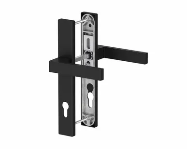 фото Гарнитур нажимной Dublin подпружиненный 92/37 Чёрный, RAL 9005M