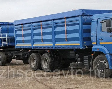 фото Самосвальный автопоезд 45144-30-04 и прицеп 8560-30-04