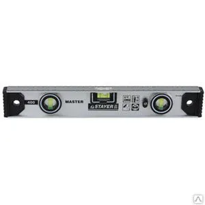 фото Уровень рельс, двутавровый, 3 глаза, 80см