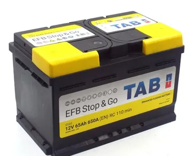 фото Аккумулятор TAB EFB SG65 LB 65 Ач о.п.